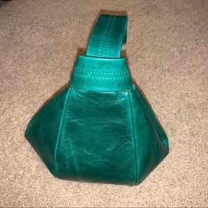 Vital Temptation Green Wristlet Clutch Bag